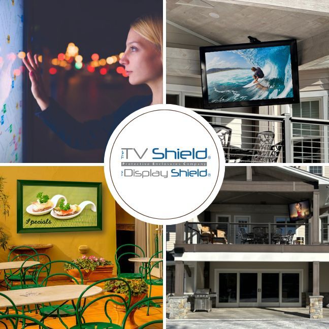 TV Enclosures - The TV Shield and The Display Shield for bars, restaurants, multi-family living, and more