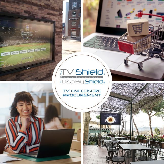 Outdoor TV Enclosures for Commercial Spaces - The Display Shield