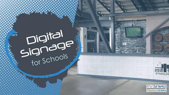 Digital Signage for Schools Information Guide Graphic