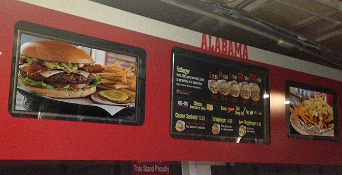 Outdoor Digital Signage at the University of Alabama