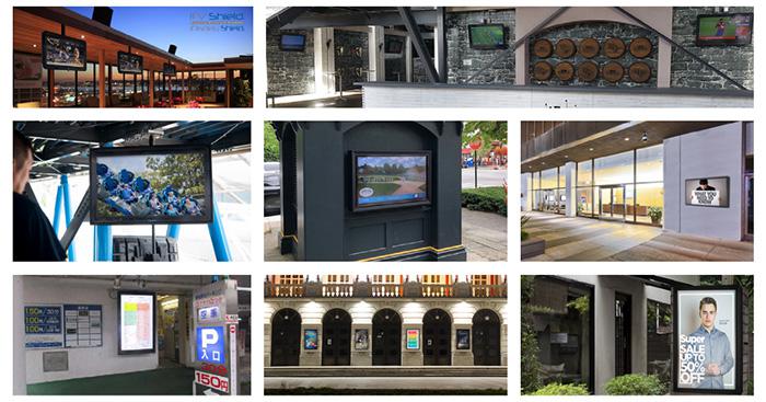 Great Outdoor Digital Signage Installs - The Display Shield and The TV Shield PRO