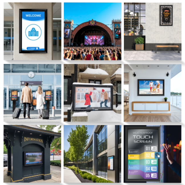 Outdoor displays at hospitals, events, and more - The Display Shield Outdoor displays at hospitals, events, and more